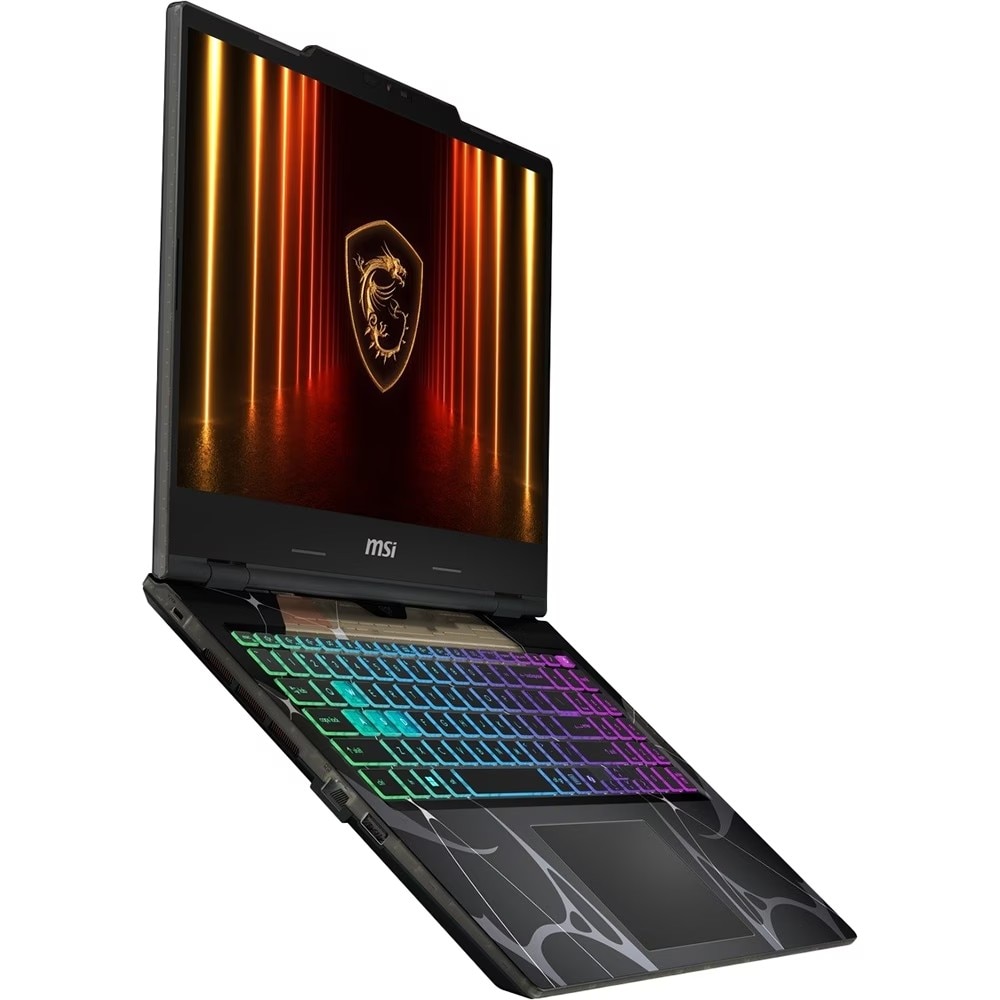 Laptop Gaming MSI Cyborg 15 B2RWFKG-438XRO, Intel Core 7 240H, pana la 5.2GHz, 15.6" FHD, 144 Hz, 32GB, SSD 1TB, NVIDIA GeForce RTX 5060 8GB, Free DOS, Negru
