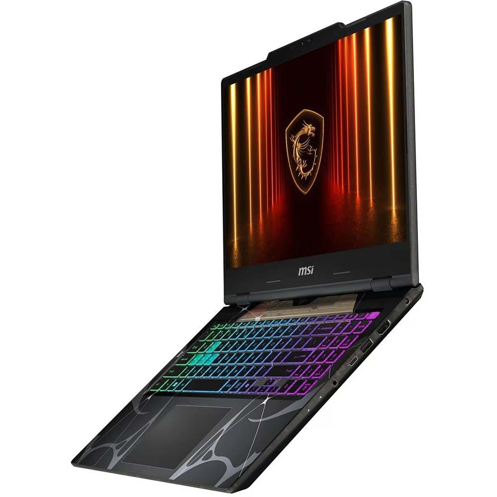 Laptop Gaming MSI Cyborg 15 B2RWFKG-438XRO, Intel Core 7 240H, pana la 5.2GHz, 15.6" FHD, 144 Hz, 32GB, SSD 1TB, NVIDIA GeForce RTX 5060 8GB, Free DOS, Negru