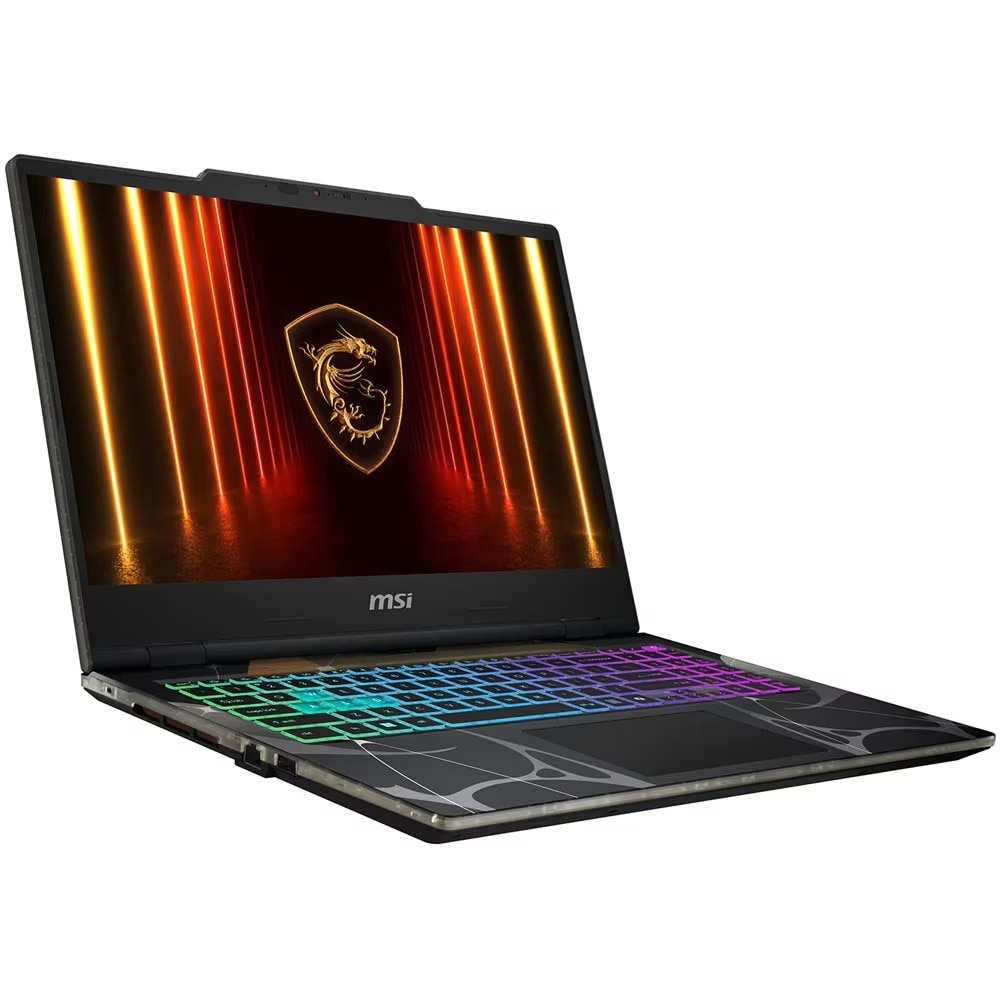 Laptop Gaming MSI Cyborg 15 B2RWFKG-438XRO, Intel Core 7 240H, pana la 5.2GHz, 15.6" FHD, 144 Hz, 32GB, SSD 1TB, NVIDIA GeForce RTX 5060 8GB, Free DOS, Negru
