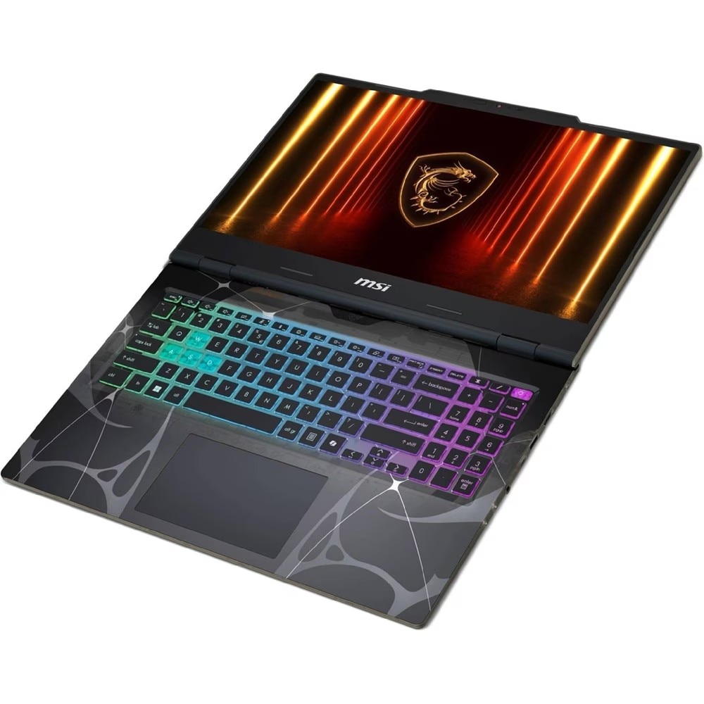 Laptop Gaming MSI Cyborg 15 B2RWFKG-438XRO, Intel Core 7 240H, pana la 5.2GHz, 15.6" FHD, 144 Hz, 32GB, SSD 1TB, NVIDIA GeForce RTX 5060 8GB, Free DOS, Negru