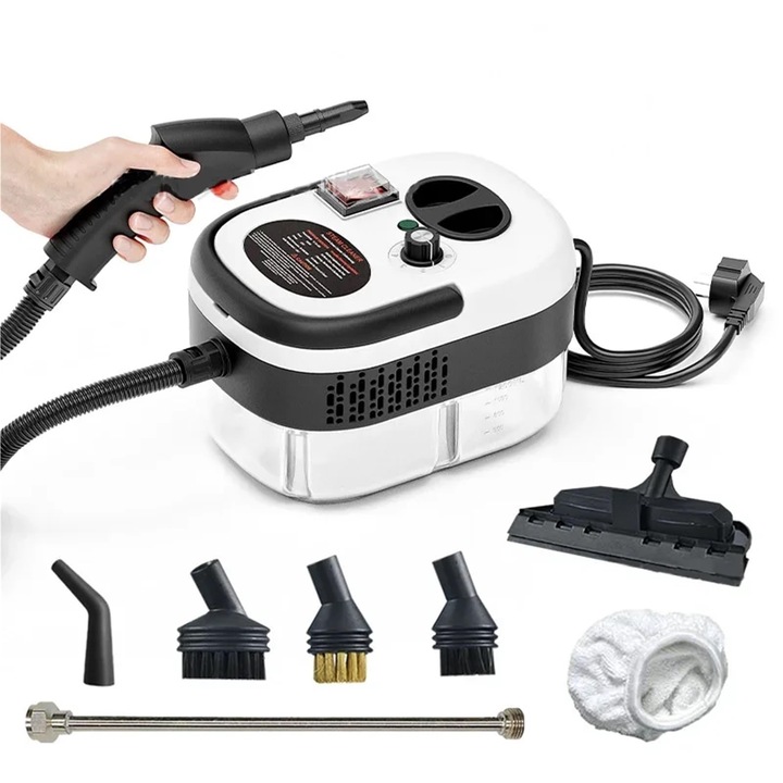 Aspirator de mână, aparat de curățat cu aburi, 2500W, dezinfectare, 1l, 110V/220V
