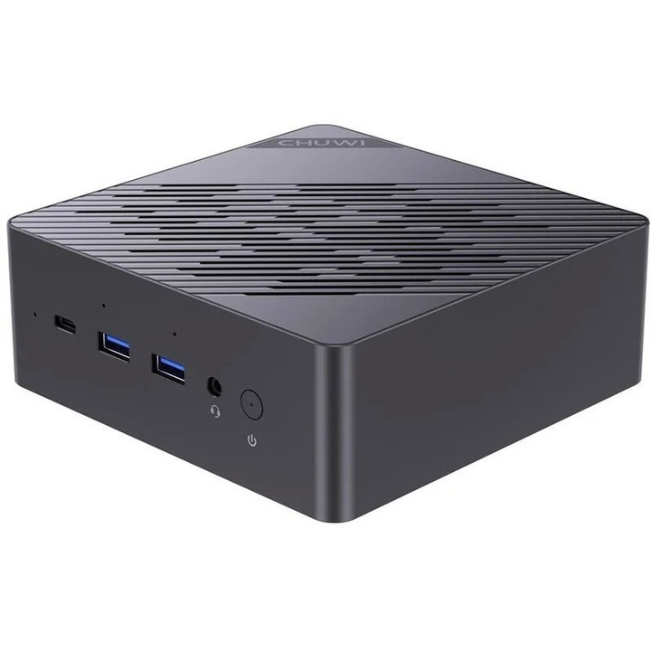 Desktop PC Chuwi AuBox, AMD Ryzen AI 300 Series - 365 10 C / 20 T, 3.3 GHz - 5.0 GHz, 32 GB RAM, 1 TB SSD, Fara unitate optica, AMD Radeon 880M, Windows 11 Pro
