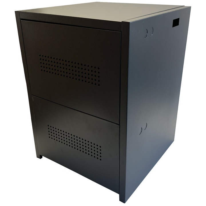 Luka akkumulátorház, 4x 12V/100Ah, 460x470x620mm, kábelek nélkül