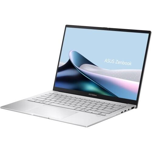 Laptop ASUS Zenbook 14 UX3405CA 3K 14 inch Intel Core Ultra 9 285H 32GB 1TB SSD Windows 11 Pro Foggy Silver
