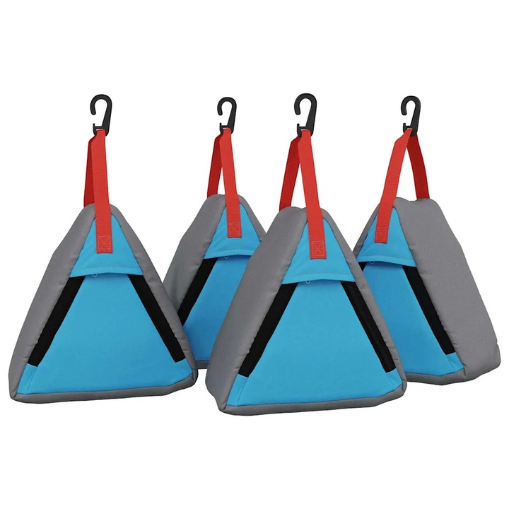 Organizator de cort suspendat vidaXL, Gri si Albastru 320 x 182 cm