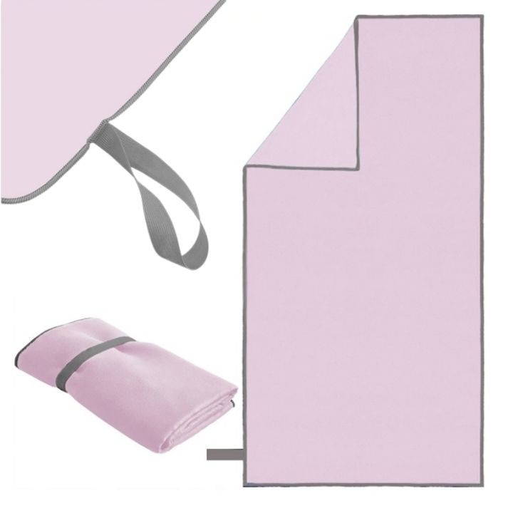Prosop De Plaja Uscare Rapida 50 x 90 cm Roz Pudrat