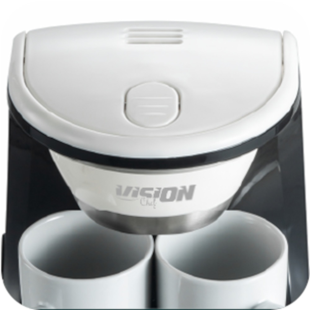 Cafetiera Vision Chef VFCCD01AN, 450 W, 300ml, 2 cani ceramice incluse