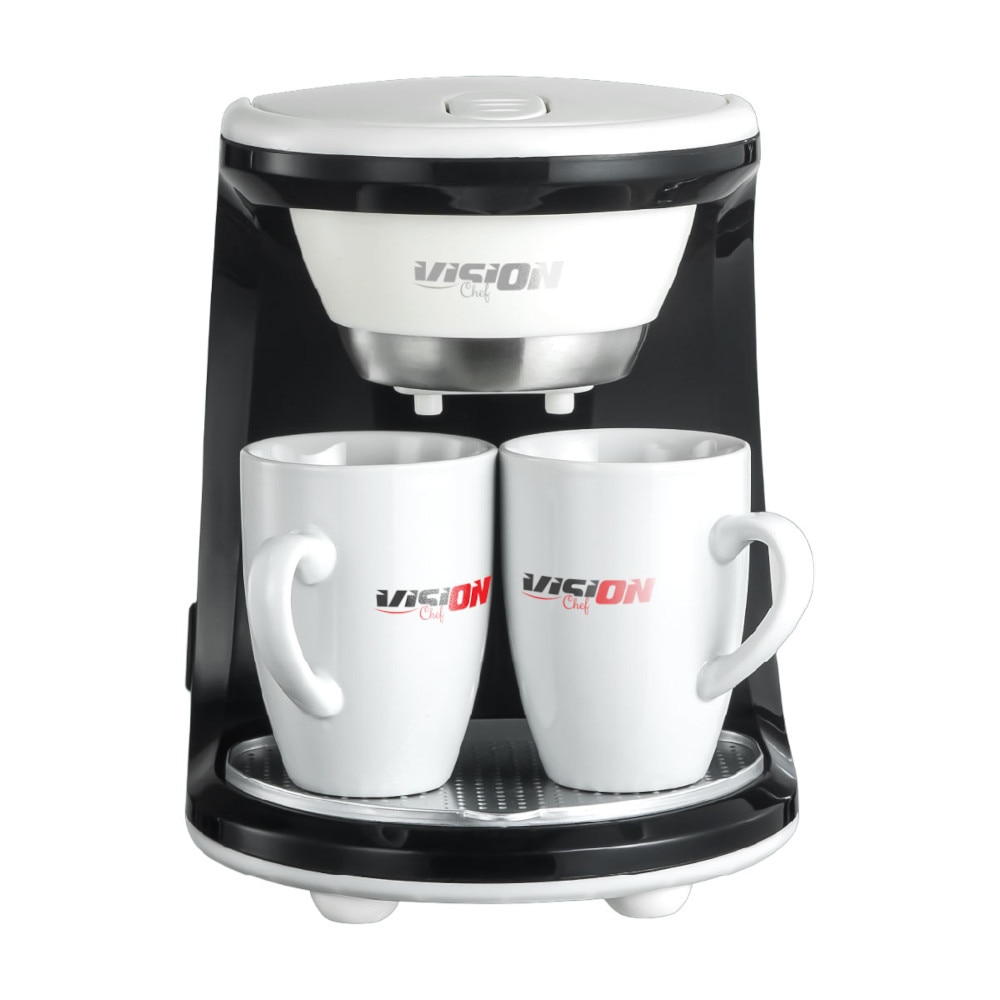 Cafetiera Vision Chef VFCCD01AN, 450 W, 300ml, 2 cani ceramice incluse