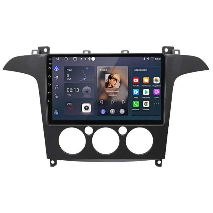 Navigatie Ford S MAX 1 2006-2015 9 inch 6GB 128GB 8 Core 4G