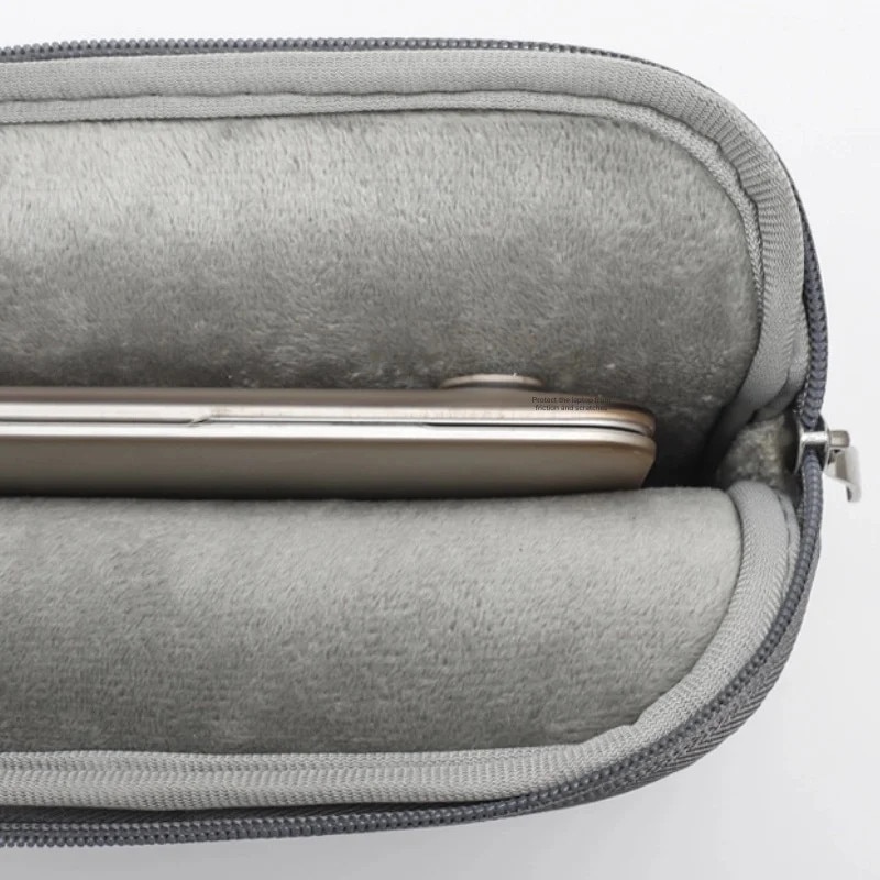 Geanta Laptop 15"-16" iUni, Material Textil Impermeabil, Anti-zgarieturi, Anti-socuri, Buzunar extern, Gri