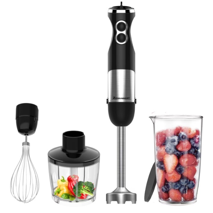 Blender Profesional SONYMAX PowerMix, 1500W, Vas 2L Ultra-Rezistent, Lame din Otel Inoxidabil, 15 Viteze + Functie Pulse, Zdrobire Gheata, Negru