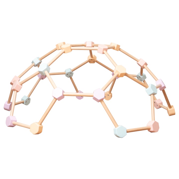 Cupola de catarat, Spider, XL, lemn pastel