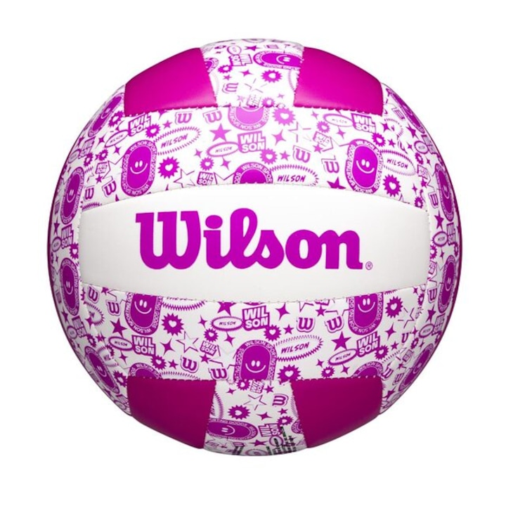 Minge voley outdoor Wilson STAMP VB purple-alb