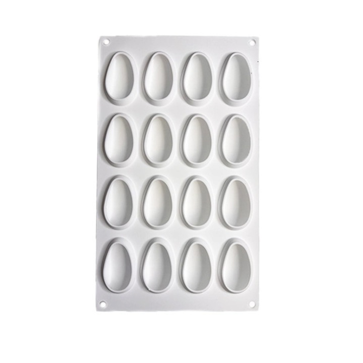 Силиконова форма и резачка за еднопорционни десерти Silikomart Mango 30, 16 гнезда, 30 мл, 57x35x26 мм