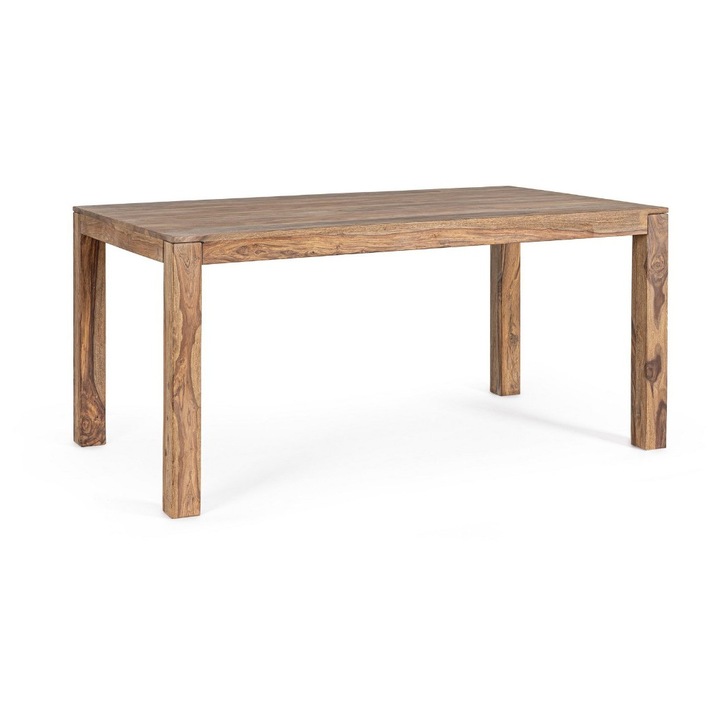 Masa lemn masiv maro Nartan 160x90x76h