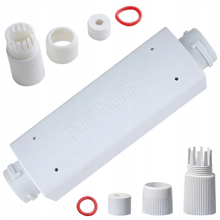 Repetor POE Rosfix, exterior, 30W, RJ45 1x IN 1x OUT, waterproof, 10/100 Mbps, 100m