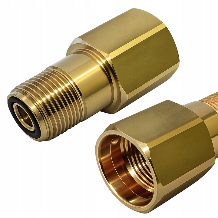 Rosfix adapter Karcher Easy Lock TR20 IG - M18 M, sárgaréz, kompatibilis a 4.111-036.0 cikkszámmal, magasnyomású mosókhoz