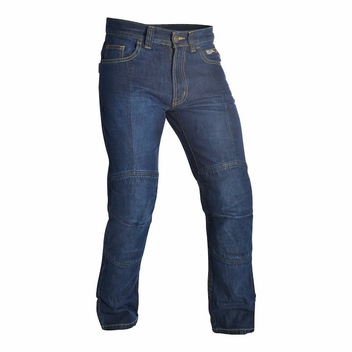 Pantaloni moto Oxford SP-J3 din denim – albastru, cu întăritură din aramidă (Kevlar), cu protecții, W38/L33