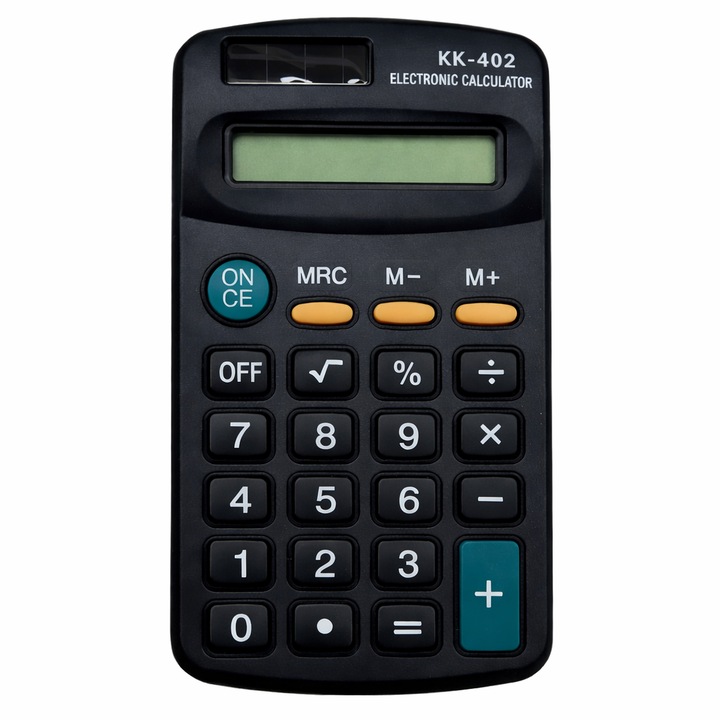 Kenko KK-402 Zsebszámológép, 8 számjegyű, kompakt elektronikus LCD kijelzővel, ideális iskolai, irodai és mindennapi használatra