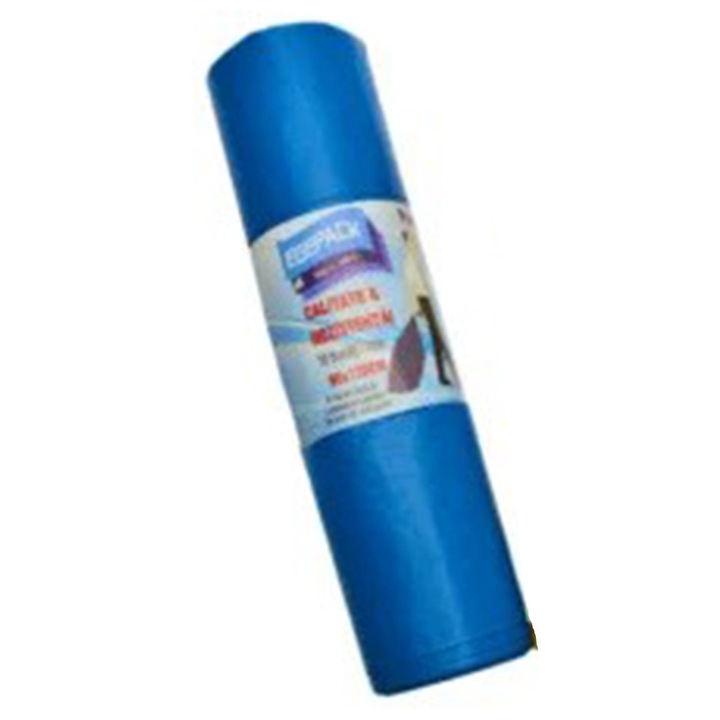 1 Кашон X 20 Ролки Торби - Сини Домакински EGEPACK / за боклук 240 L, Селективни за Хартия и Картон HDPE, 10 Броя на синя ролка