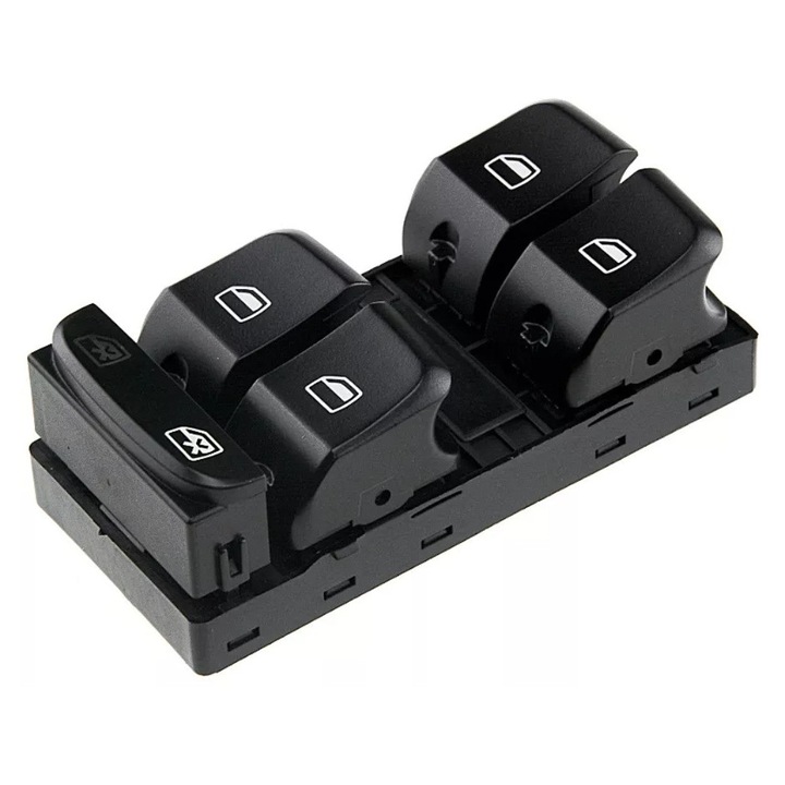 Бутон Ключ За Ел.стъкла, Audi, A4 B8, A5, Q5 8R, Черен, 10 Пин