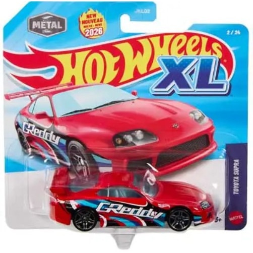 Masinuta Metalica Hot Wheels Toyota Supra XL, 1:43 editie 2026