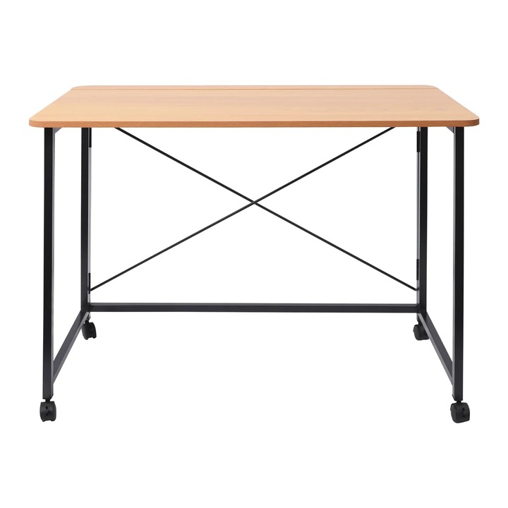 Összecsukható asztal kerekekkel, 100 kg, téglalap alakú, modern, többcélú