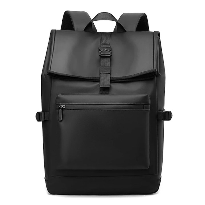 Rucsac pentru laptop, pentru barbati, din poliester, compartiment pentru laptop, capacitate mare