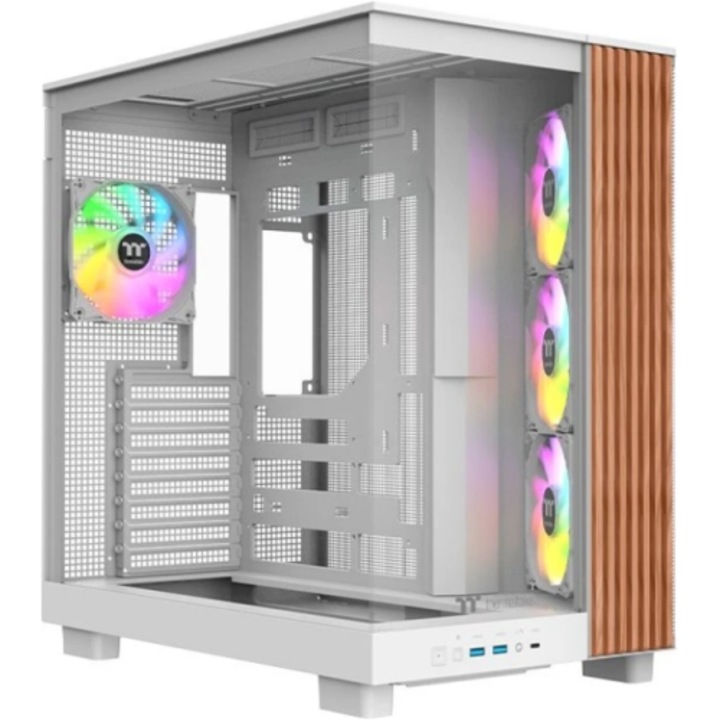 Carcasa Thermaltake View 380 XL WS aRGB, Middle Tower, Fara sursa Alb