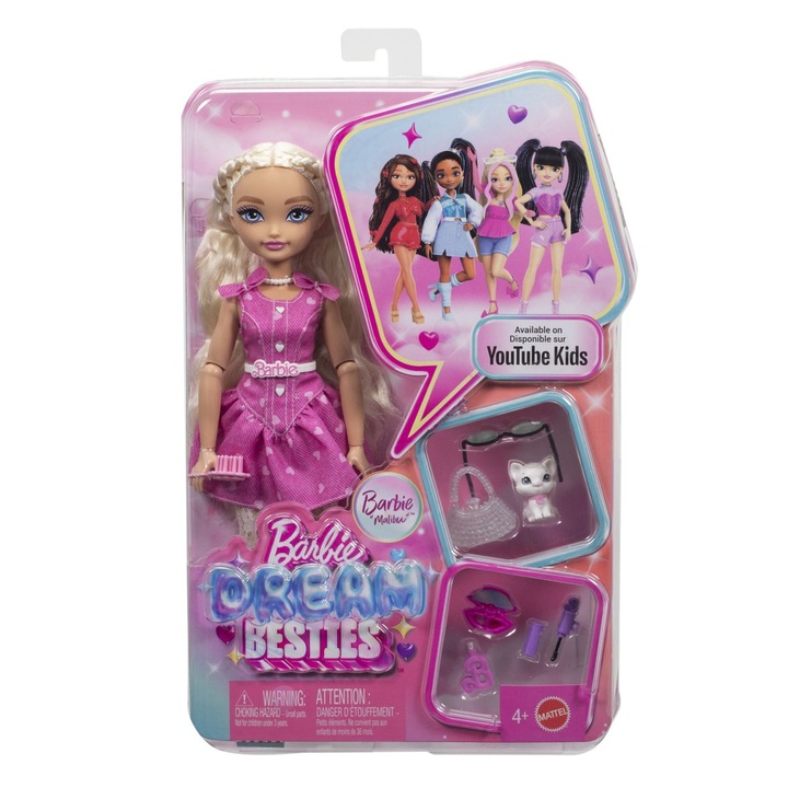 Barbie Dream Besties - Malibu baba kiegészítőkkel