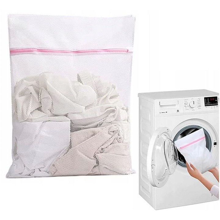 Торба за пране, Top Gift, 60x50см, с цип, цветна