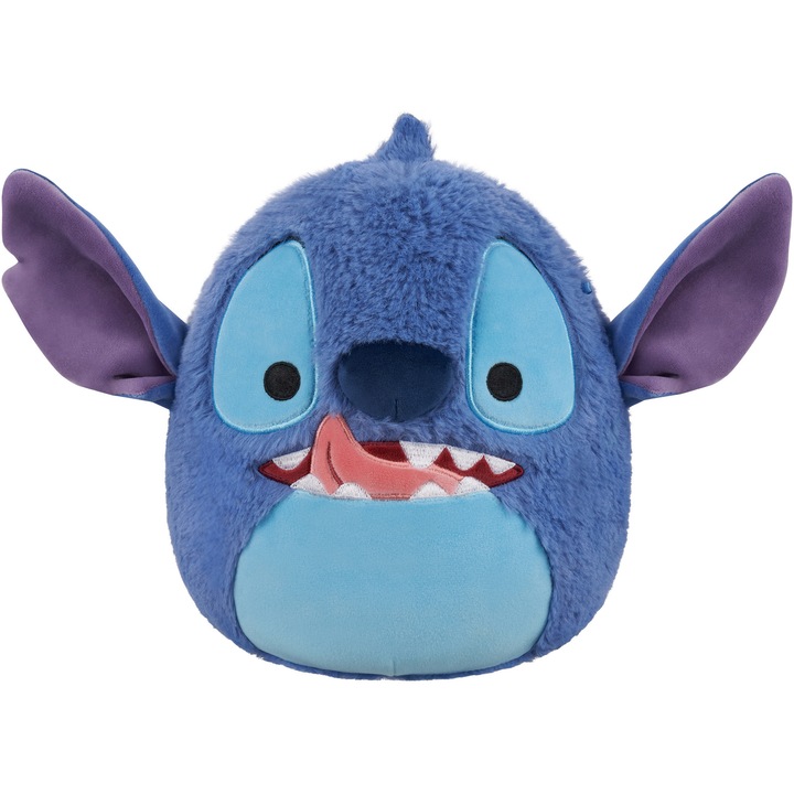 Jucarie de plus Squishmallows Fuzzamallows - Stitch, 20 cm