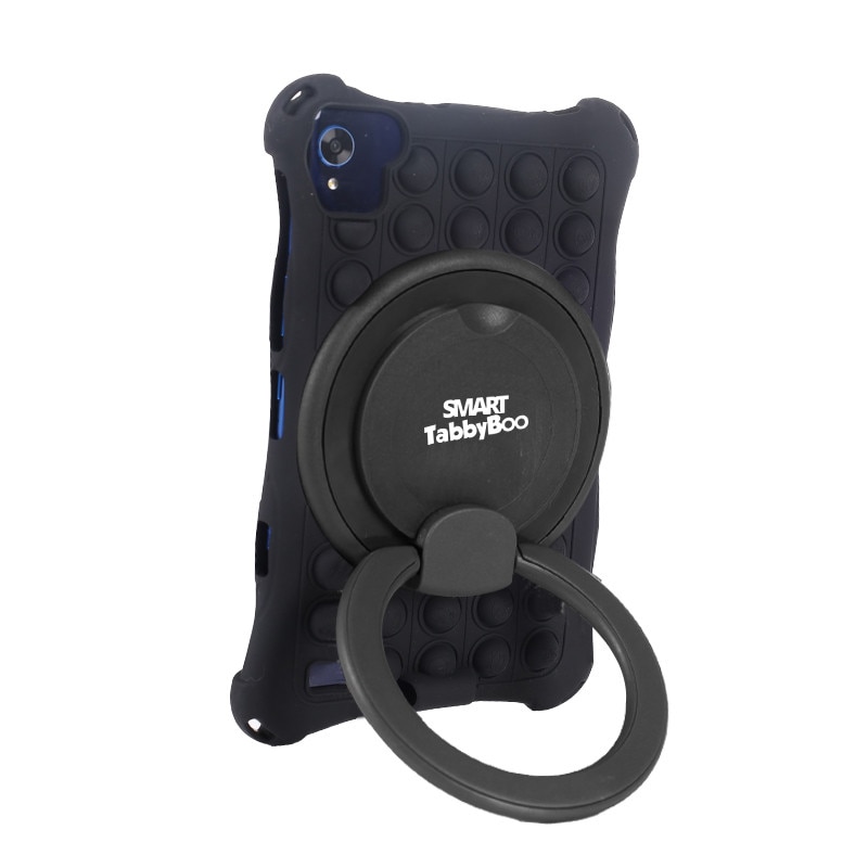 Tableta Popit, 8 inch, SIM card si Wi-Fi, 128GB, 8GB RAM, 1000 jocuri si activitati educative pentru copii, cartela SIM cadou, Android 12, OctaCore, ecranIPS, negru