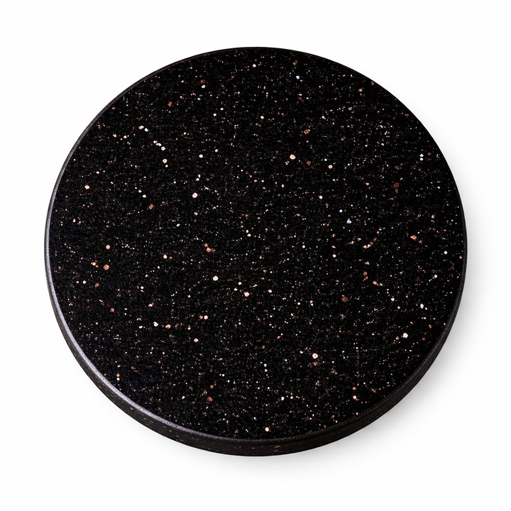 Blat pentru masa din granit Black Galaxy 60 CM diametru 2 CM grosime