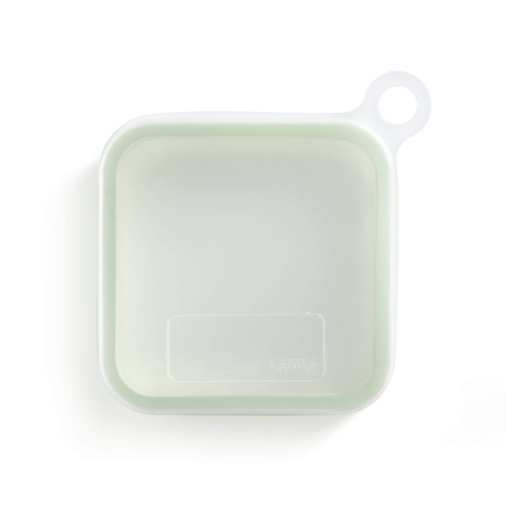 Punga reutilizabilaа pentru sandvisuri Lekue 1010235, 17, 5 x 2, 5 cm, -20°C/+100°C, Silicon platinat, Verde