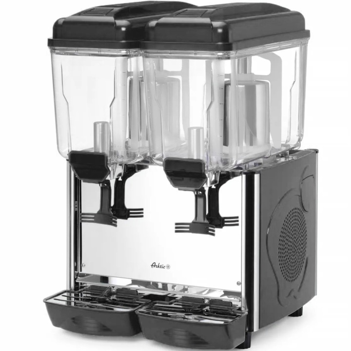 Arktic italadagoló és hűtő, 2 x 12L, hőmérséklet szabályozás 0-10°C, 430x430x640mm