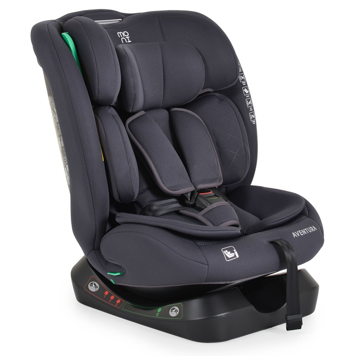 Moni, Стол за кола Aventura 40-150см-Grey, Сив