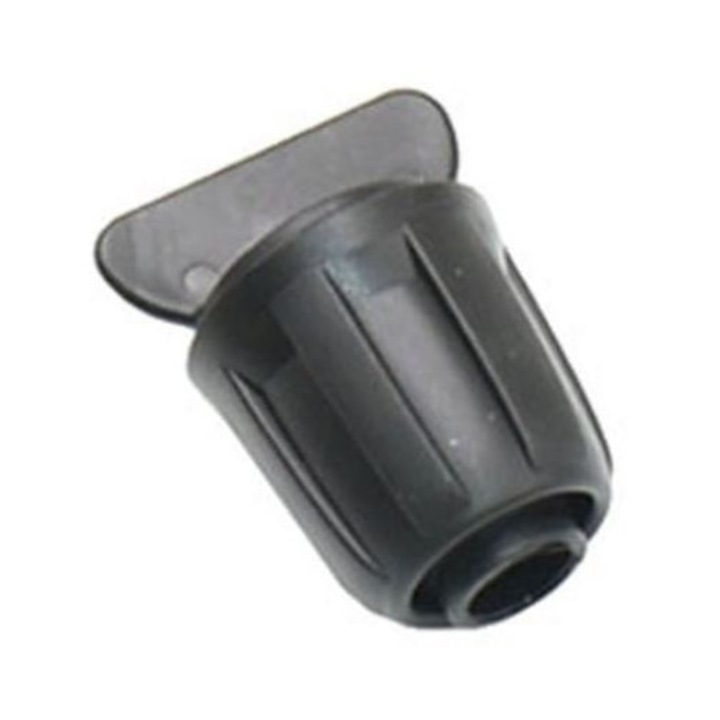 Dop pentru furtun de irigare, Mxm, 16mm, plastic, negru