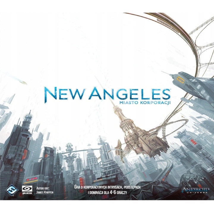 Társasjáték New Angeles, 4-6 játékos, 1 tábla, 100 akciókártya