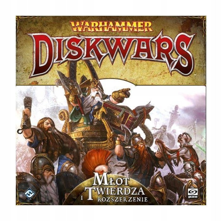 Warhammer Diskwars: Młot i Twierdza, társasjáték, 2-4 játékos, 45-60 perc, 14+, teljes készlet