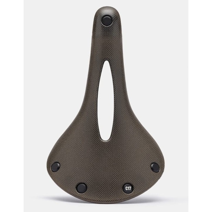 Sa bicicleta Brooks C17 Carved, maro, sina din otel