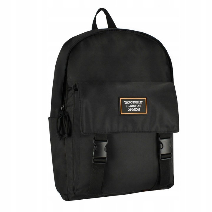 Ghiozdan scolar 22l, negru, 42x30x14cm