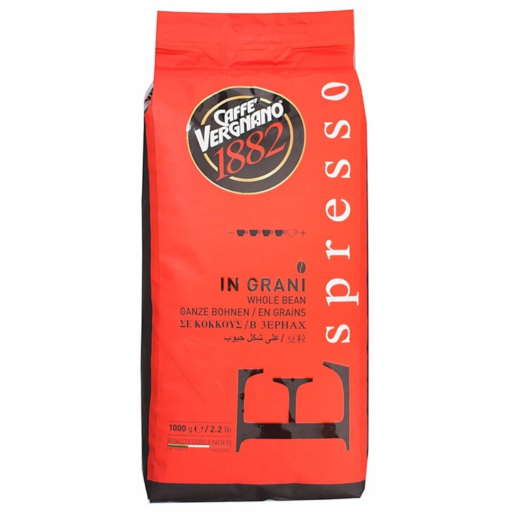 Cafea boabe Caffe Vergnano Espresso 85% Arabica, 15% Robusta, 1kg