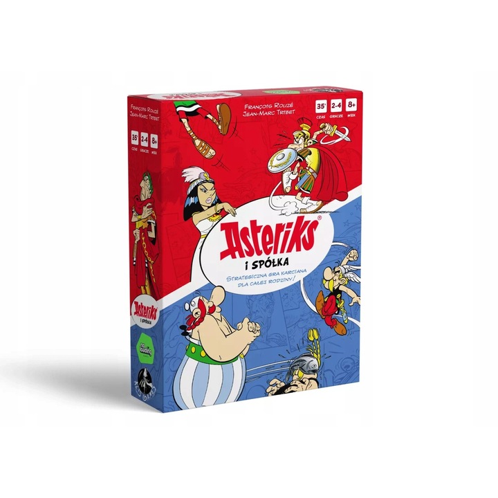 Asterix és Társa társasjáték, kártyajáték, 2-4 játékos, 8+ korosztály, többszínű