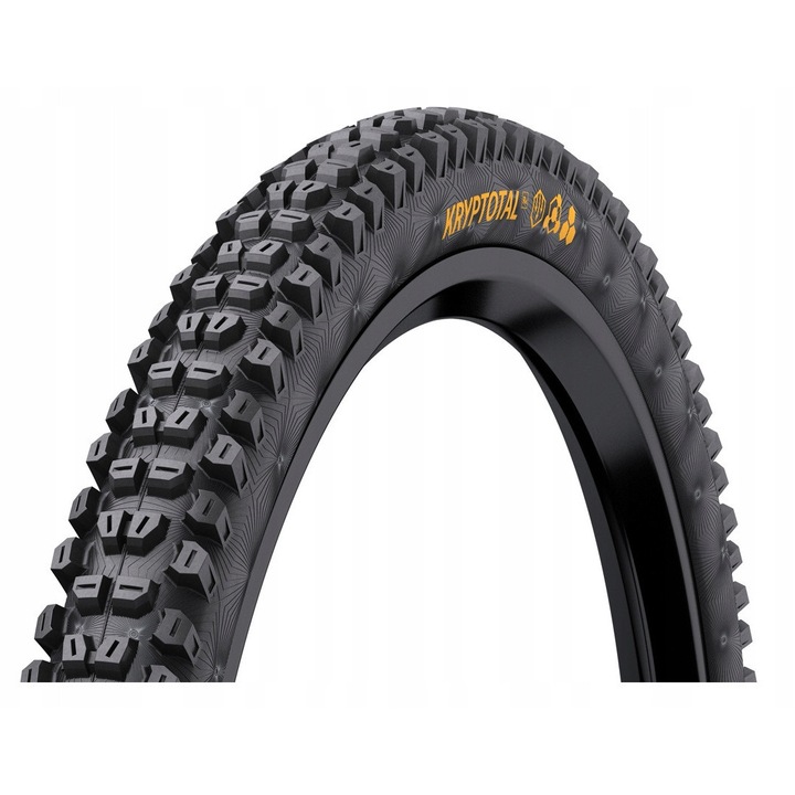 Cauciuc bicicleta Continental Kryptotal-RE Downhill 29x2,4 SuperSoft, negru, tubeless ready