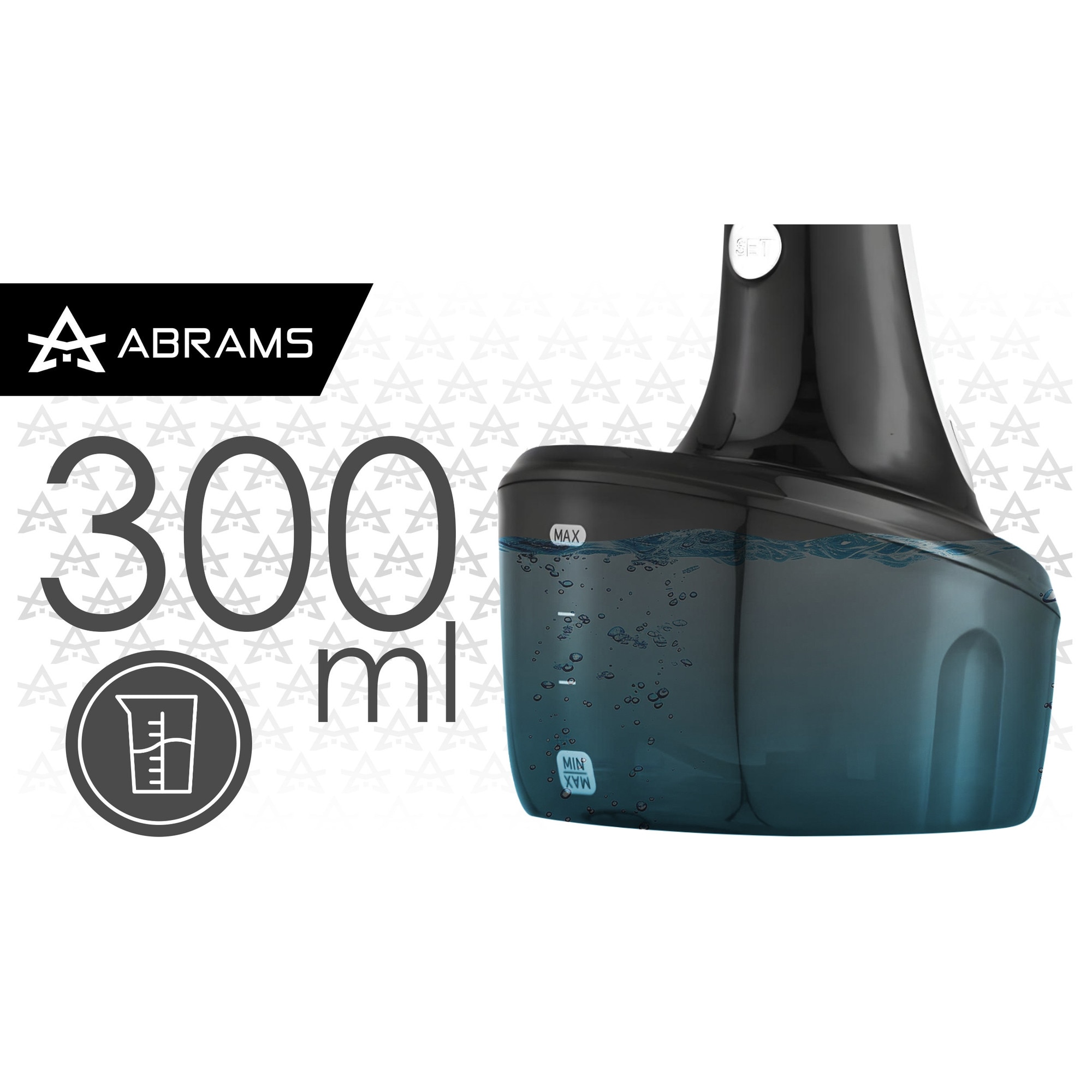 Parownica pentru imbracaminte Abrams, 1800W, 45g/min, ceramica, rezervor 300ml, cablu 2m