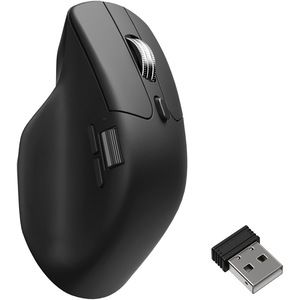 Mouse wireless Keychron M6 8K, Tri-Mode (2.4GHz, Bluetooth 5.3, USB-C), office/gaming, senzor PixArt 3950, 30000 DPI, polling rate 8000 Hz, 11 butoane programabile, All Silent Micro switch, Premium Metal Scroll Wheel, Keychron Launcher, M6S-A23, negru