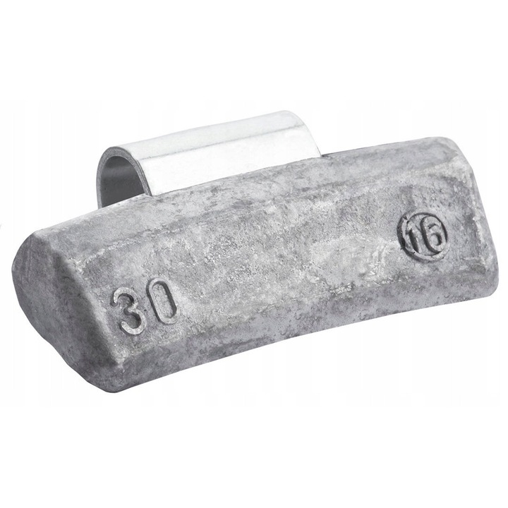Greutati pentru jante din aluminiu Fivestars, set 100 bucati 30g, fara acoperire, din plumb
