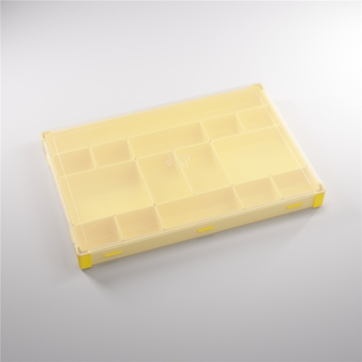 Gamegenic Token Silo XL átalakítható csomag, sárga, 15 rekeszes, változó méretek