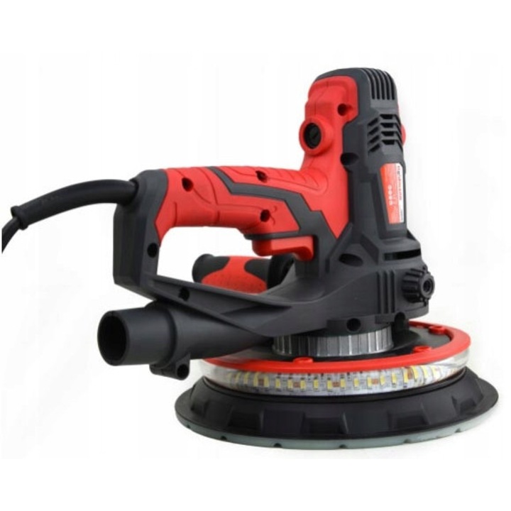 Slefuitor Heidmann 1400W, DUAL LED, 10 foi smirghel, set complet, 230V